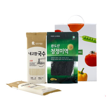 완도산청정미역 곰표국수 3종