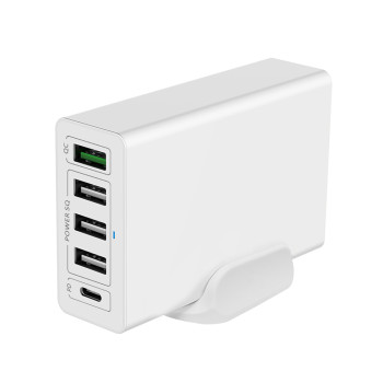 초고속 충전기 - 60w 5포트 퀵차지 3.0 USB PD PPS