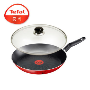 테팔 셰프드프랑스 프라이팬 28cm+유리뚜껑 28cm