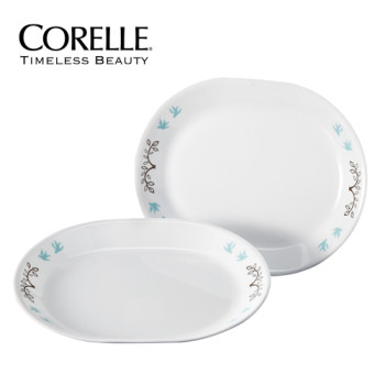 [corelle] 트리버드 타원접시 특대 2p 세트