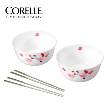 [corelle] 핑크브리즈 면기소 4p