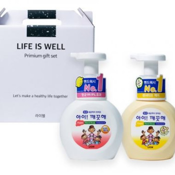 라이웰 아이깨끗해 핸드워시 250ml x 2P(레몬향+파우더향)