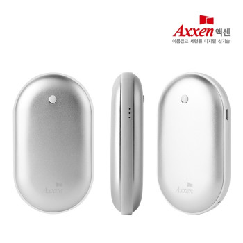 액센 HW200 보조배터리 겸용 주머니 손난로 2400mAh