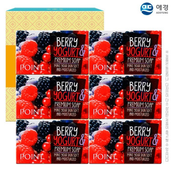 애경 포인트베리 비누 80g 6P