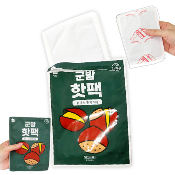 {군밤 핫팩}국산핫팩/손난로/파스형핫팩/KC인증/정확한 용량/50g