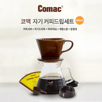 코맥 자기 커피드립세트 600ml(DN4)